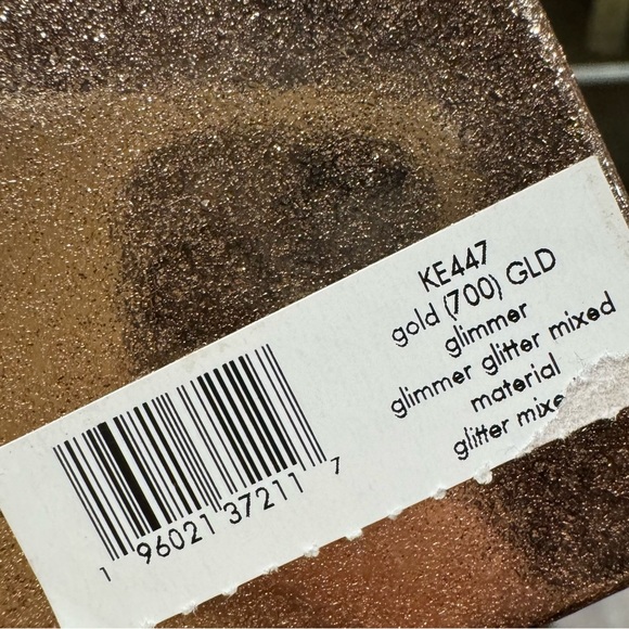 Kate Spade ♠️ Gold Glimmer Medium Flap Wallet/Wristlet - Picture 6 of 6